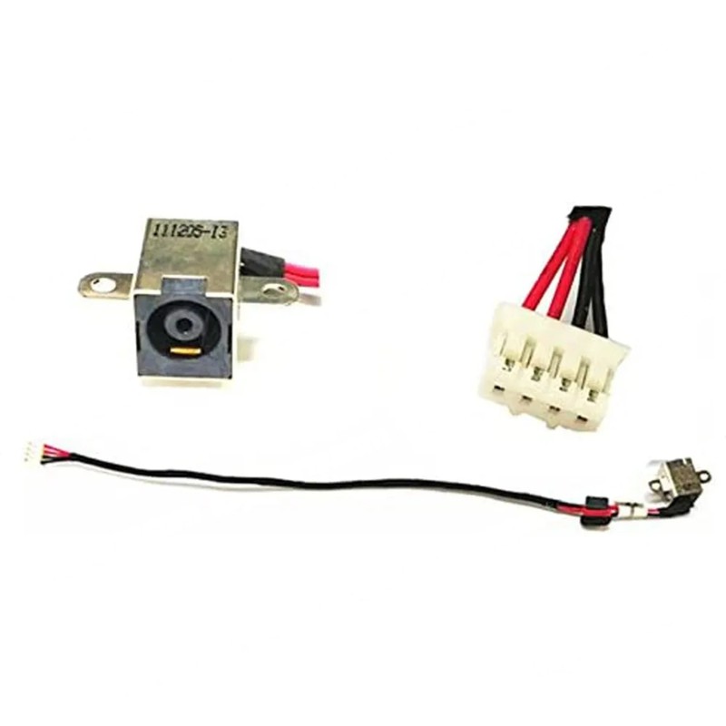 Flex-Kabel mit DC-Buchsenanschluss für Laptop - 23cm 4 Pins